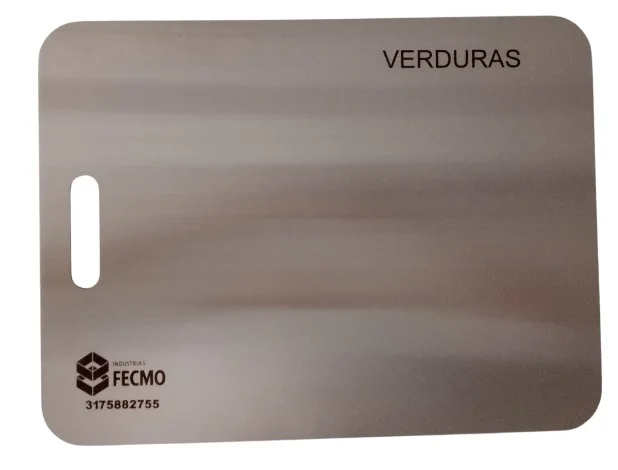 TABLA EN ACERO (VERDURA)